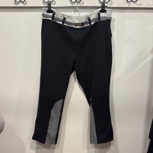 Women's Black and Gray Track Pants
